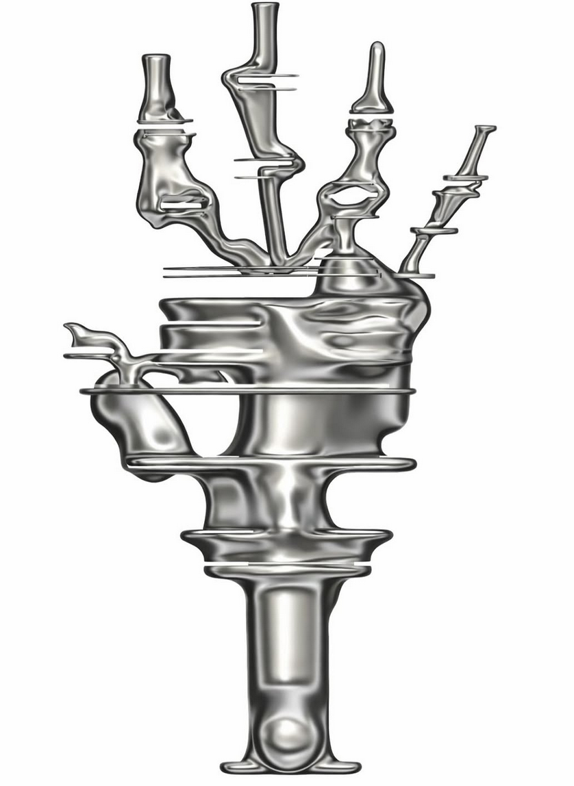 Silver generative hand study